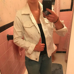 White Denim Jacket